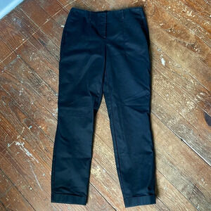 Boden Black pants slim fit size 6 stretchy comfortable preppy